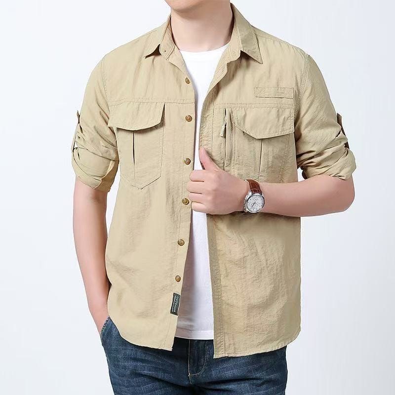 Long sleeve outdoor travel shirt